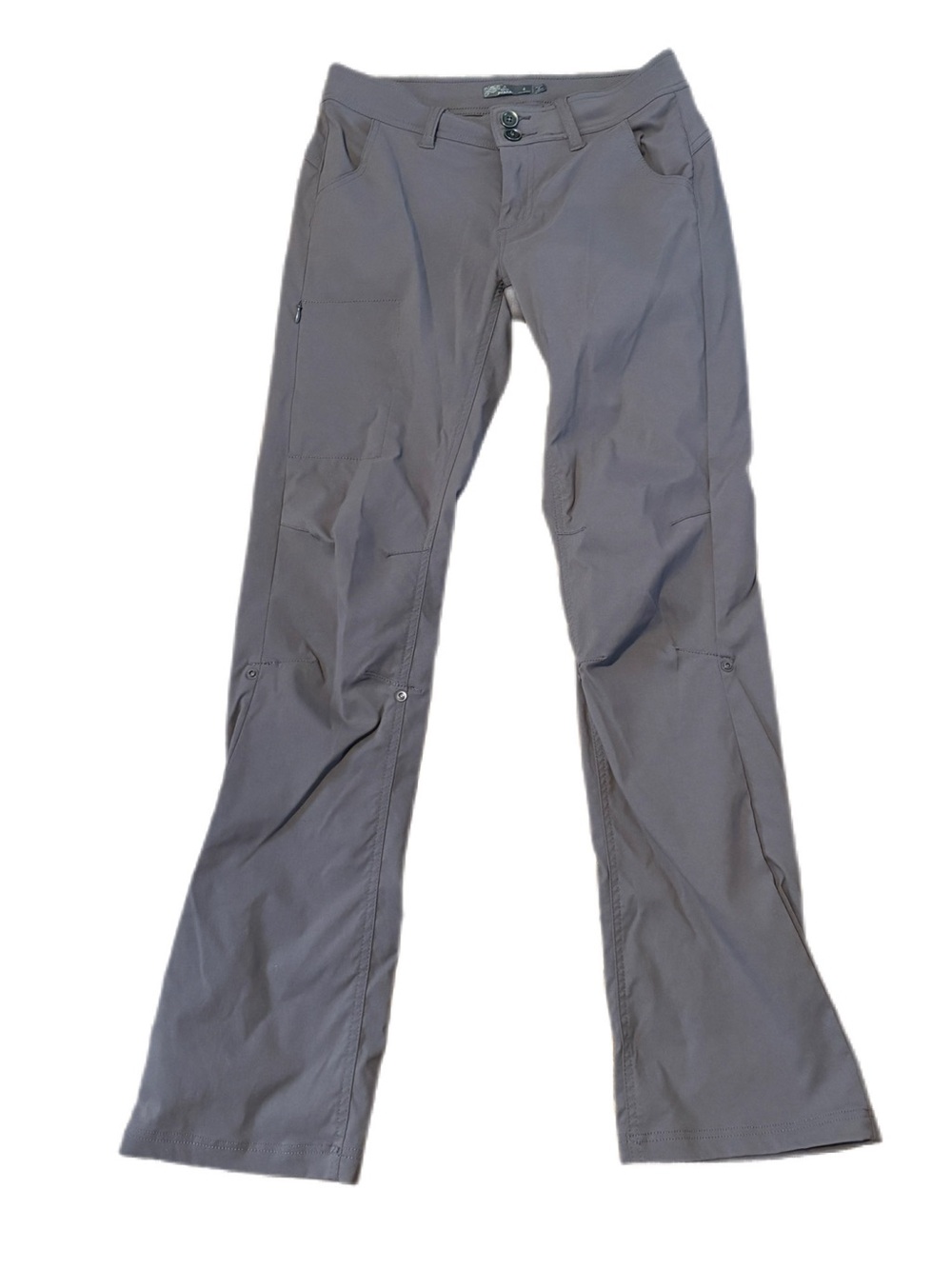 prAna Women's Halle Hiking Pants - Size 4 Tall - Gray - Excellent Condition